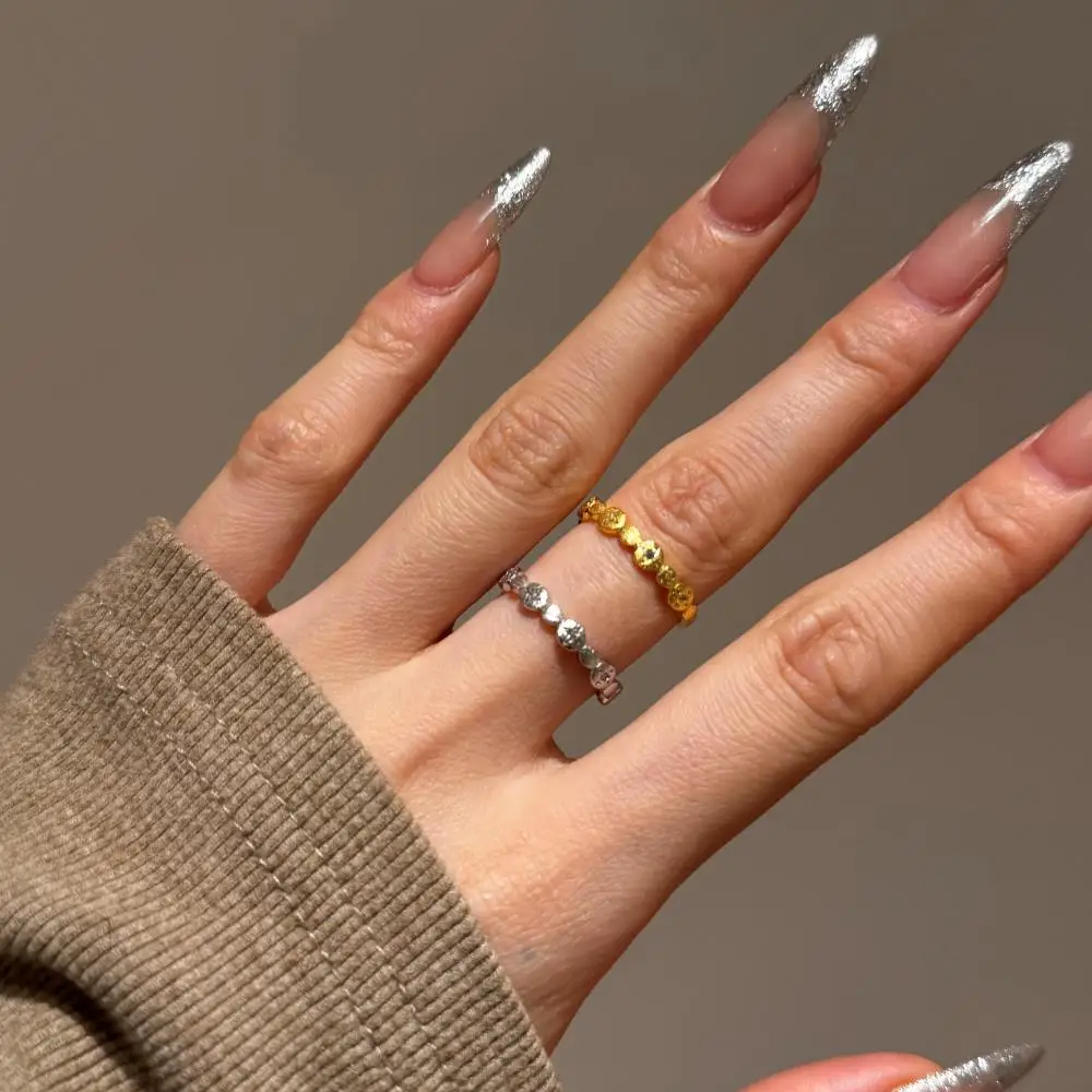 KAKODIY New Trend High Quality Jewelry 925 Sterling Silver Plated Gold Designer Ring detail 7
