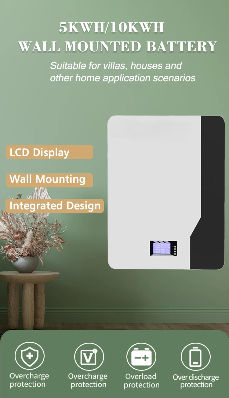 product new 512v lithium battery power wall mounted 5kwh 100ah home energy storage solar battery lithium for solar storage system-2