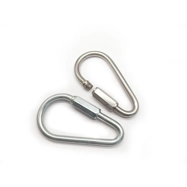 BT-507 Factory Price Steel Electric Galvanized Pear Shape Quick Link Heavy Duty Metal Screw Quick Link