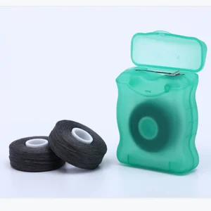 Daily Care Popular Eco-friendly Fresh Mint Flavor Dental Floss 750D Oral Floss 50M Bamboo Charcoal Material Floss for Adult