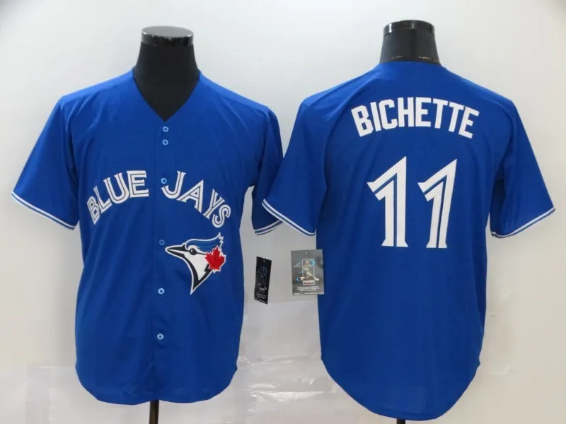 Blue Jays Number 11 Bo Bichette Baseball Jersey Fan Made S-5XL