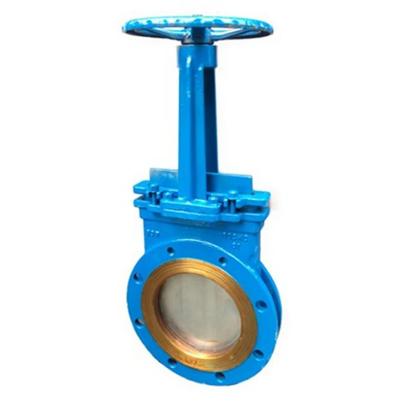 Wear-Resistant Manual Gate Valve Customized High Quality Cast Steel Knife Flange Gate Valve