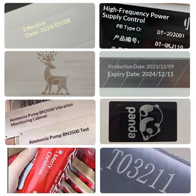 Flying Laser Marking Machine for Glass/Plastic/Metal/Stainless Steel Packaging Bags; Fully Automatic Inline Labeling System 4