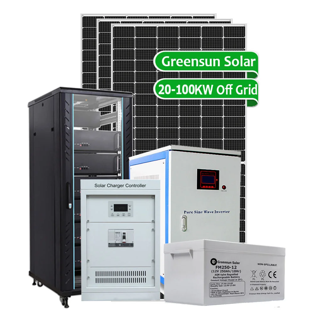 High Power 10KW 20KW 30KW Off Grid Solar Power Panel System for Home Factory