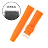 Orange - boucle en or rose -K1
