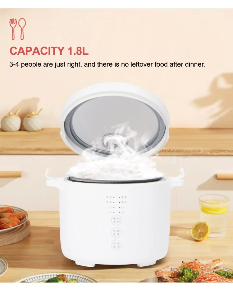 1.6L Rice Cooker Household Multifunctional 2 People Mini Rice Cooker  Old-fashioned Small Rice Cooker 220V Electric Rice Cooker