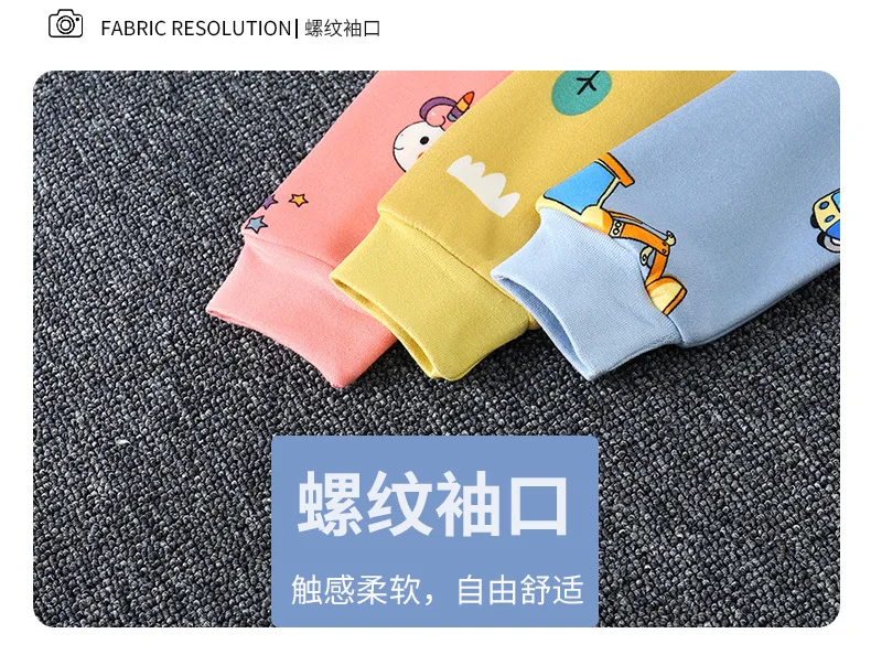 Thermal Underwear Set Plus Cashmere Thickened Boys And Girls Thermal