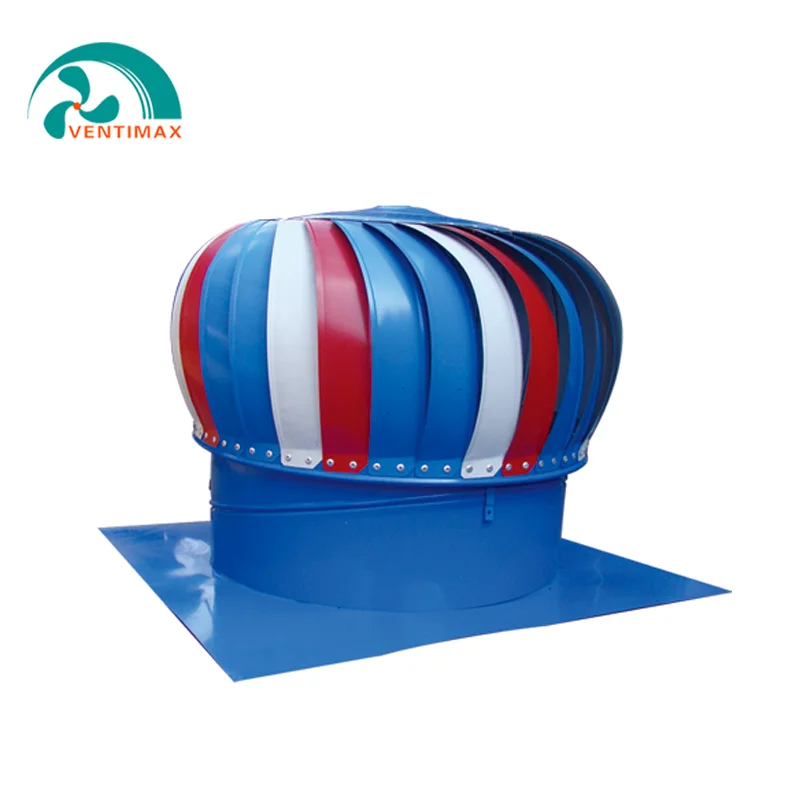 Stainless Steel Non Power Roof Ventilator Wind Turbines Attic Air Vent Ventilating Fan