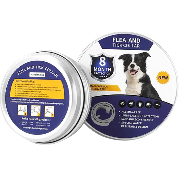 New flea removal collar pet supplies for dogs cats large medium and small dogs anti lice and insect repellent pet collars
