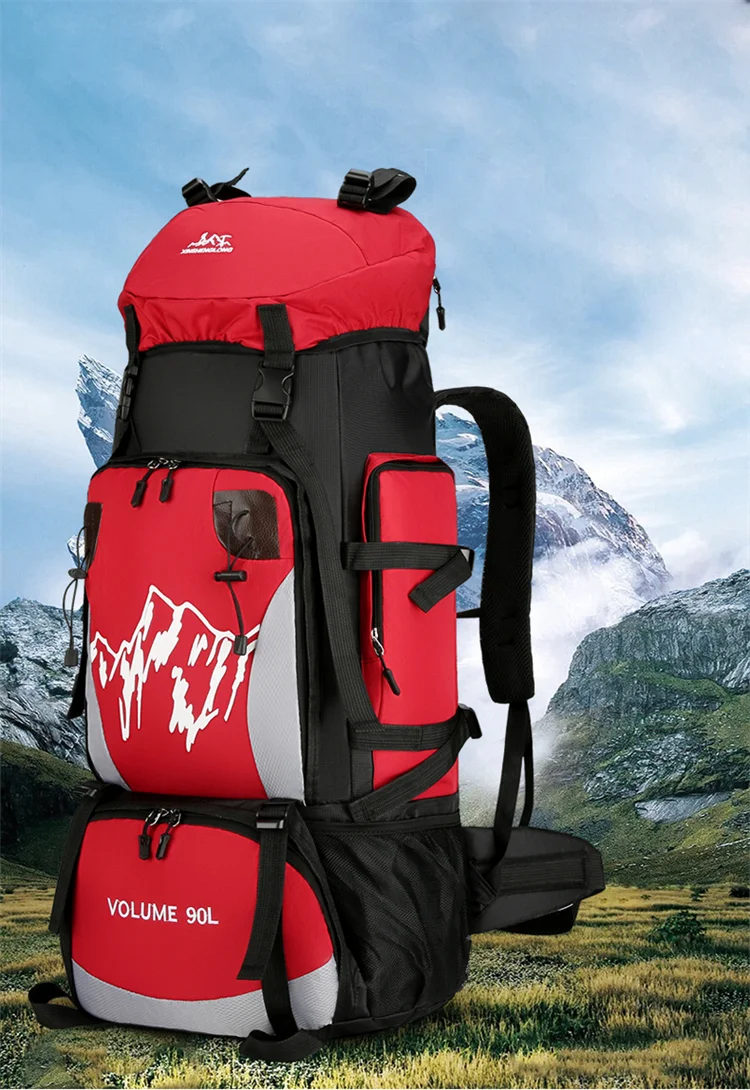 Waterproof Outdoor Mountain Climbing Top Backpack,Hiking Camping Travel ...