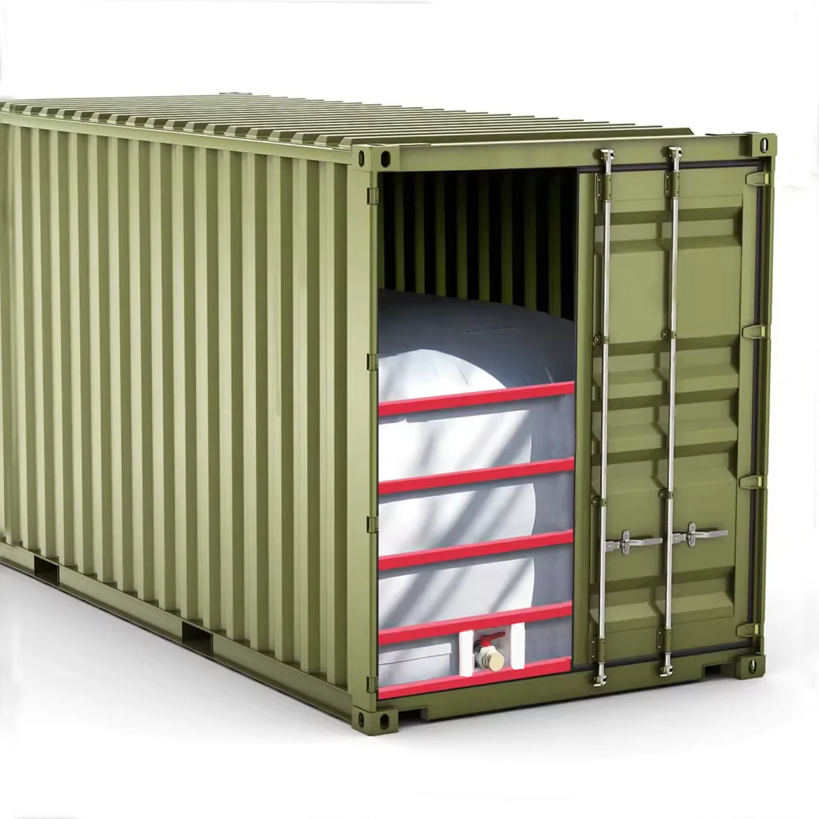 20ft 40ft ISO Container Packaging Logistics FlexiBags ISO Tank Flexitanque Plastic Bags for Chemical Liquid Transport