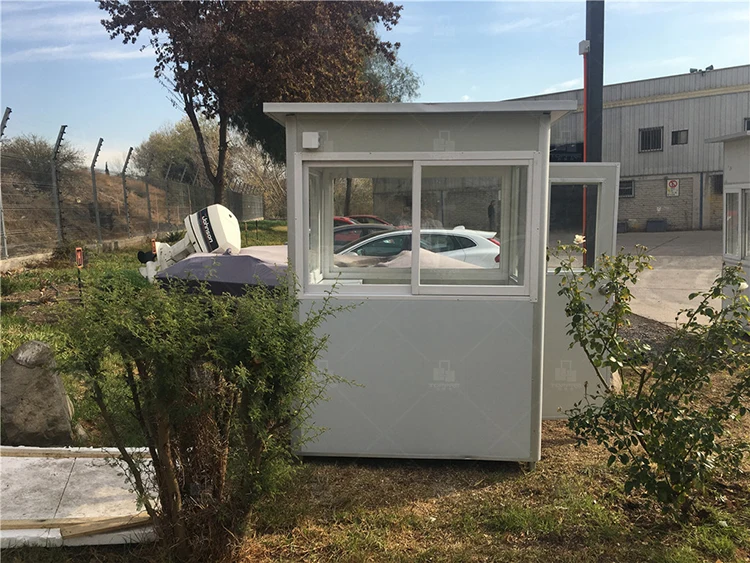 Portable Packing Booth Portable Temporary Kiosk Security Box Guard Booths Security-guard-house Tool Room Security-booth-for-sale