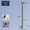 Tubo de 25 mm, 690 mm de largo [una pieza] (304 completamente soldado)