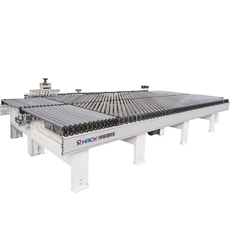 Woodworking automation Left and right connection of double edge banding machine return