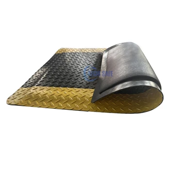 AEGIRSAFE Diamond Plate Anti-Fatigue Rubber Floor Mat