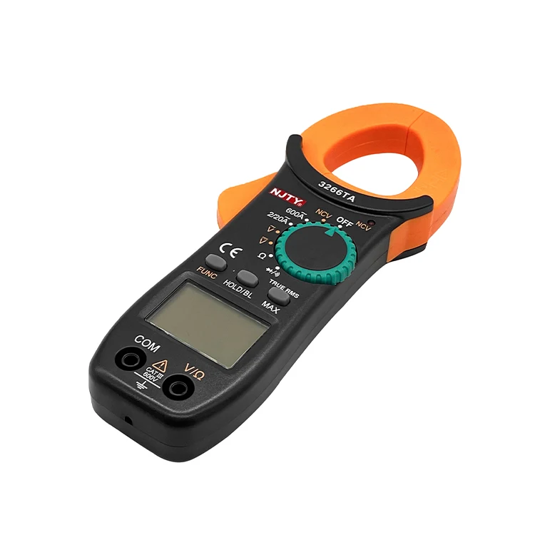Uni-t UT201+ 4000 Handheld Counts 600V AC DC Current Tester Mini Clamp Multimeter Resistance Frequency Meter Unit Digital