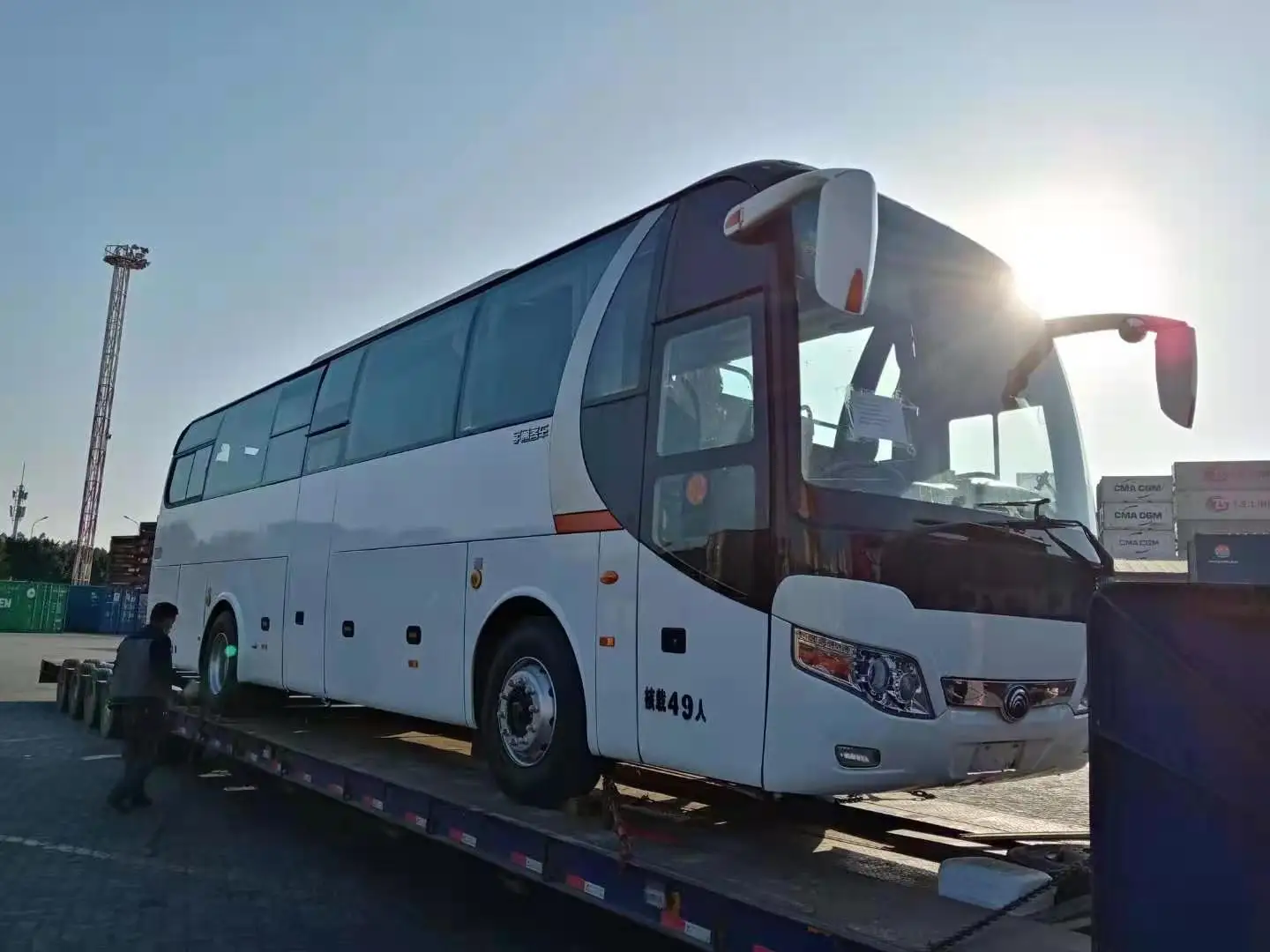 yutong 51seats used bus left rudder diesel coach zk6122hqba bus