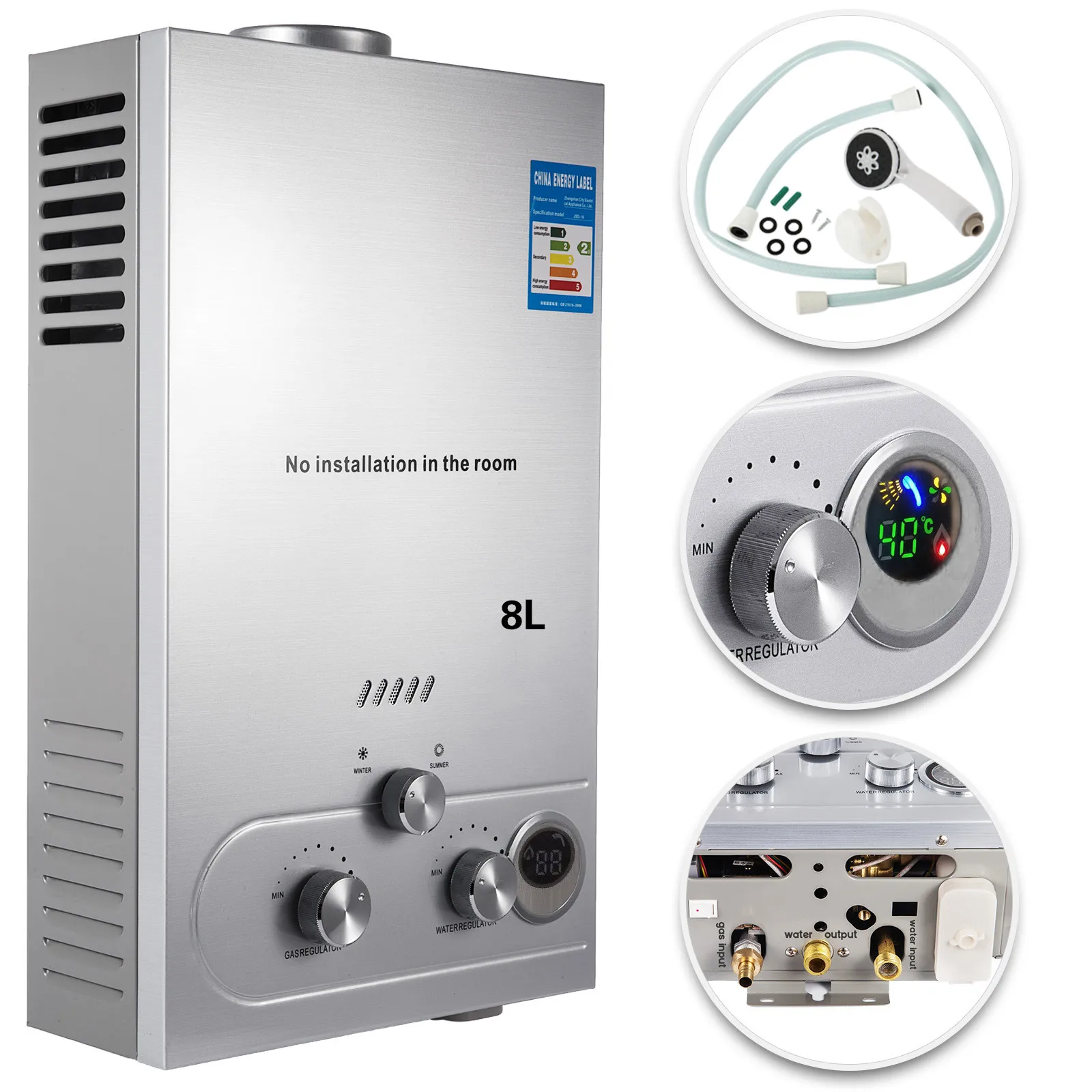 Water Heater, LPG, 1600, ce - detail 8