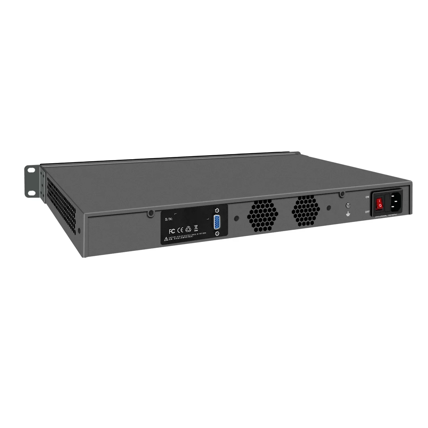 Topton 4/2 10G SFP+ 1U Rack-Mount Mini PC, Intel Core i3, 4x i226 