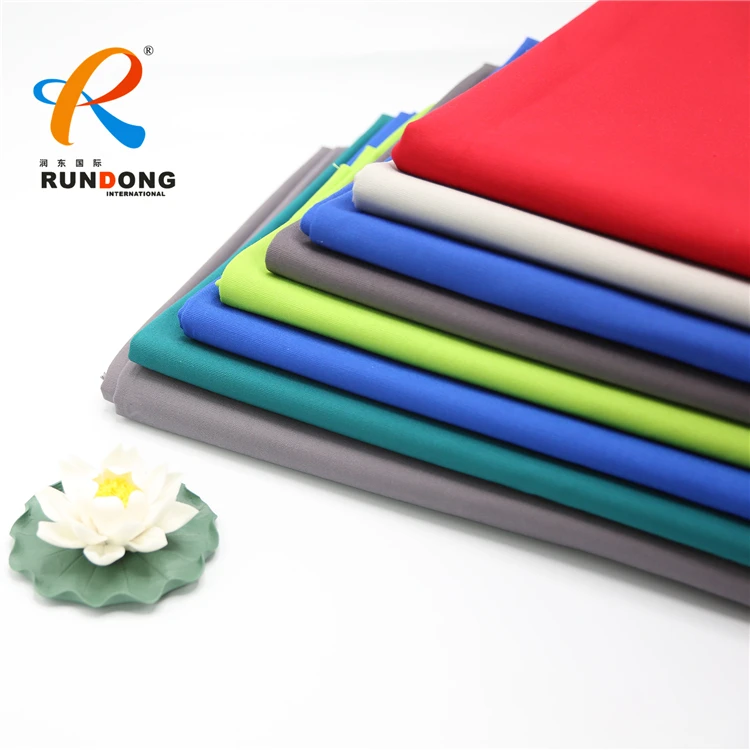Rundong Китай оптовая продажа Лидер продаж T/C80/20 полиэстер хлопчатобумажная саржевая ткань рабочая одежда