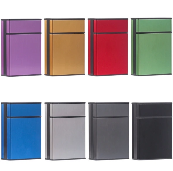 smoker friendly cigarette cases SafeDelux Case for Classic Regular Smell Proof Box Multifunctional King Size Lightweight Portable Cigarette Container, Durable Portable Travel Smoking Accessories (Astronaut) : Health & Household Windproof Metal Cigarette Case With