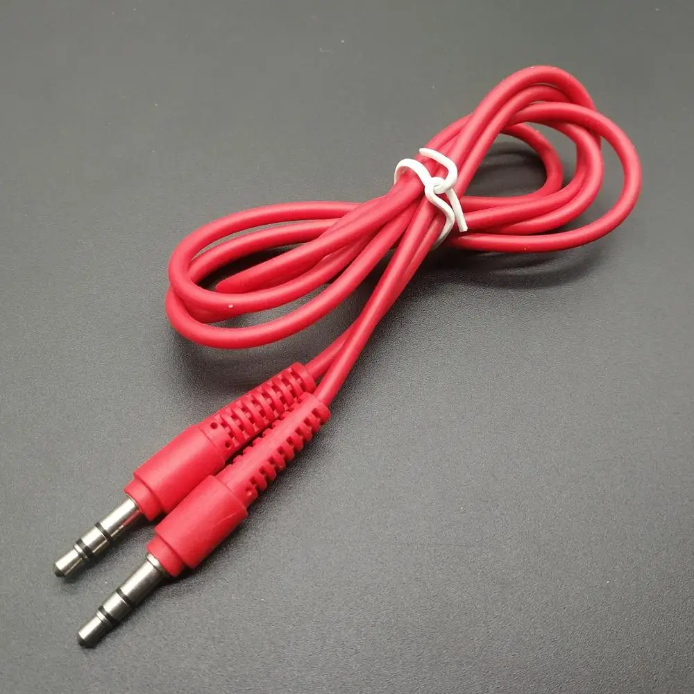 
 Custom Made Aux Stereo Auxiliary Car Audio Cable Male To Male Cable Cord Video Speaker Cable  