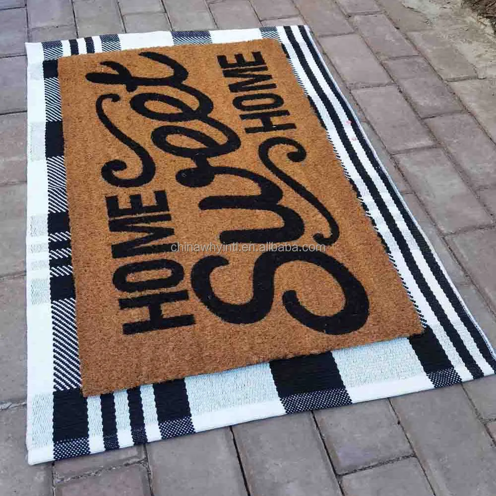 Outdoor Front Door Cotton Layered Under Doormats Rugs Buy Doormat