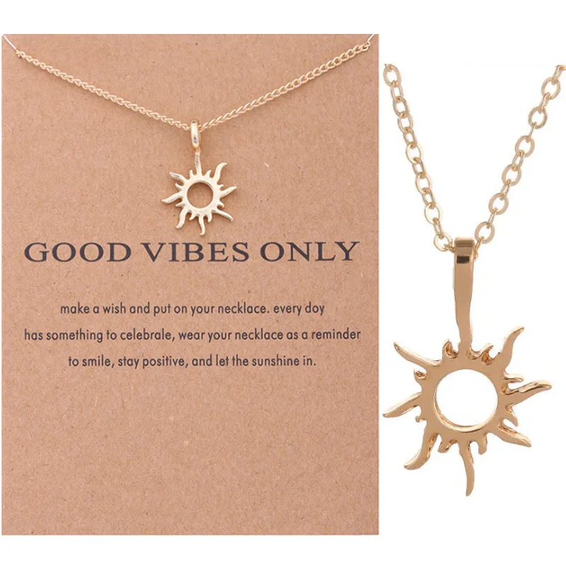 New Fashion Gold And Silver Sun Pendant 