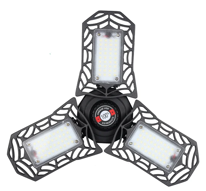 Garage Light Deformable LED Garage Lighting Silver Adjustable 6000LM 60W Tribrite Garage LED Lights LED Light Bulbs LED Garage Lights Garage Light Deformable LED Garage Lighting Silver Adjustable 6000LM 60W Tribrite Garage LED Lights LED Light Bulbs LED Garage Lights