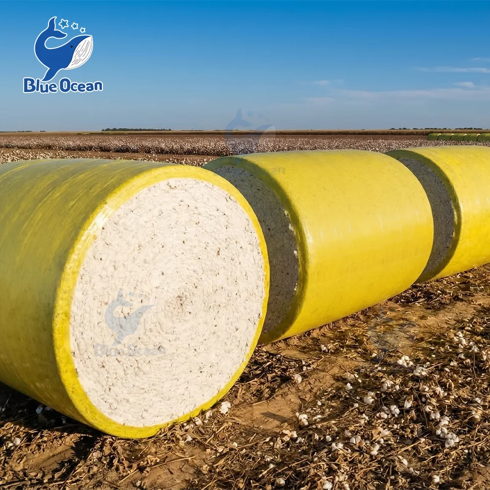 CP770 Cotton Harvest Picker Bale Packing Wrap Cotton Picking Machine Film Hot Sale Harvester Non Stopping Wrap Cotton Bale Film
