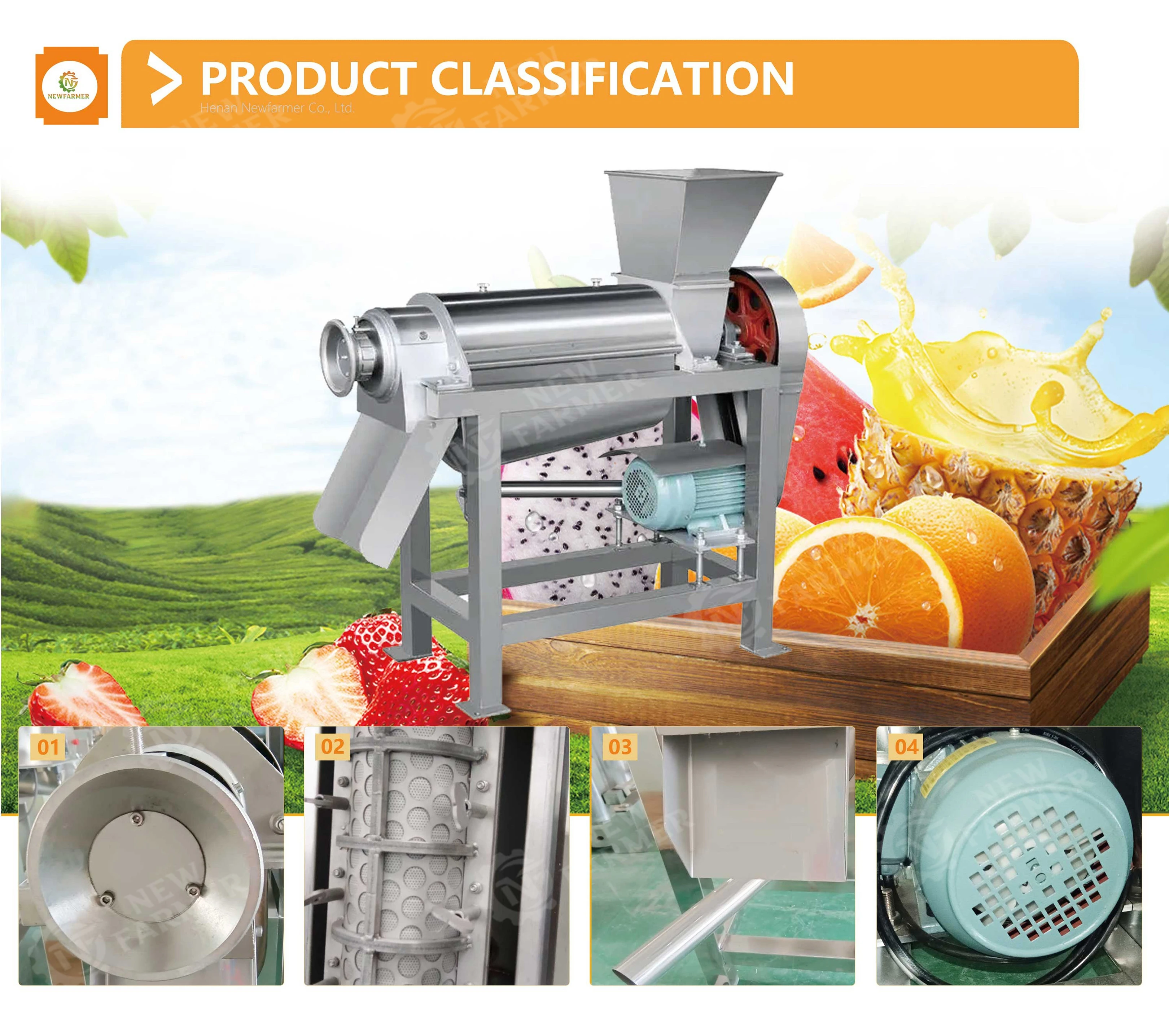Commercial Passion Juicer Fruit Pulper Small Peach Ginger Extractor Extract Orange Cold Press Juice Machine