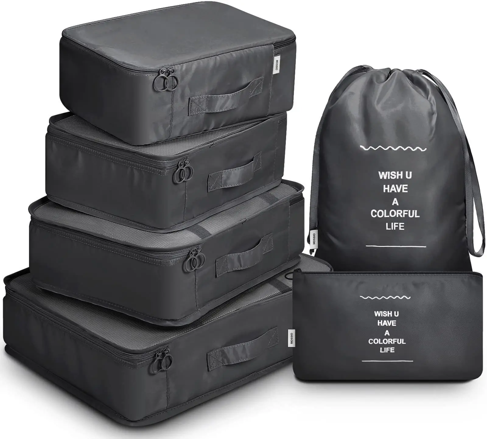 2023 6piece Set Organizer Bag Set Packing Cubes Travel Organizer