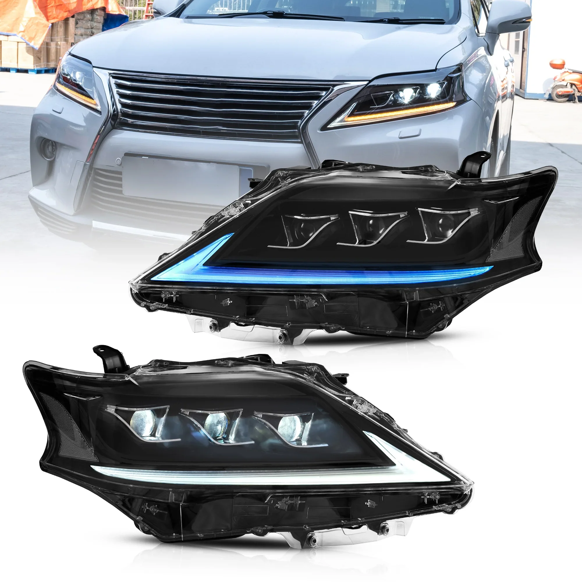 VLAND LED Headlights for Lexus RX270 350 450H 2013-2015