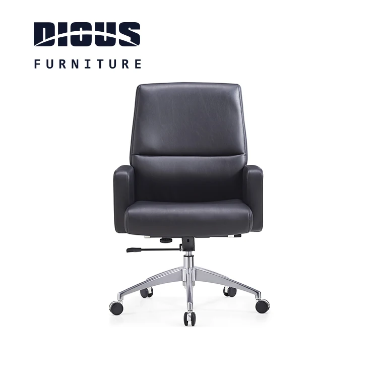 Dious comfortable popular leather sling chair pu leather office chair