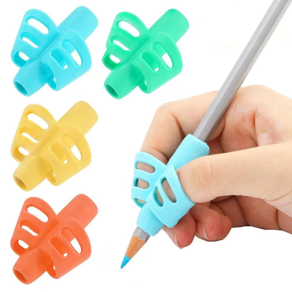 4/8 Pcs Set Children Pencil Holder Pen Writing Aid Grip Posture Correction Tool 