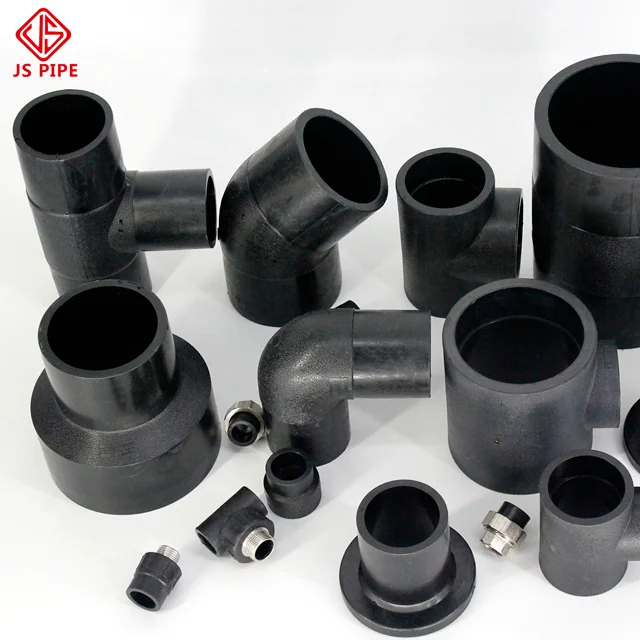 Factory PE Butt fusion Fittings HDPE Flange Stub End Adapter SDR11 PN16 for Water Pipe