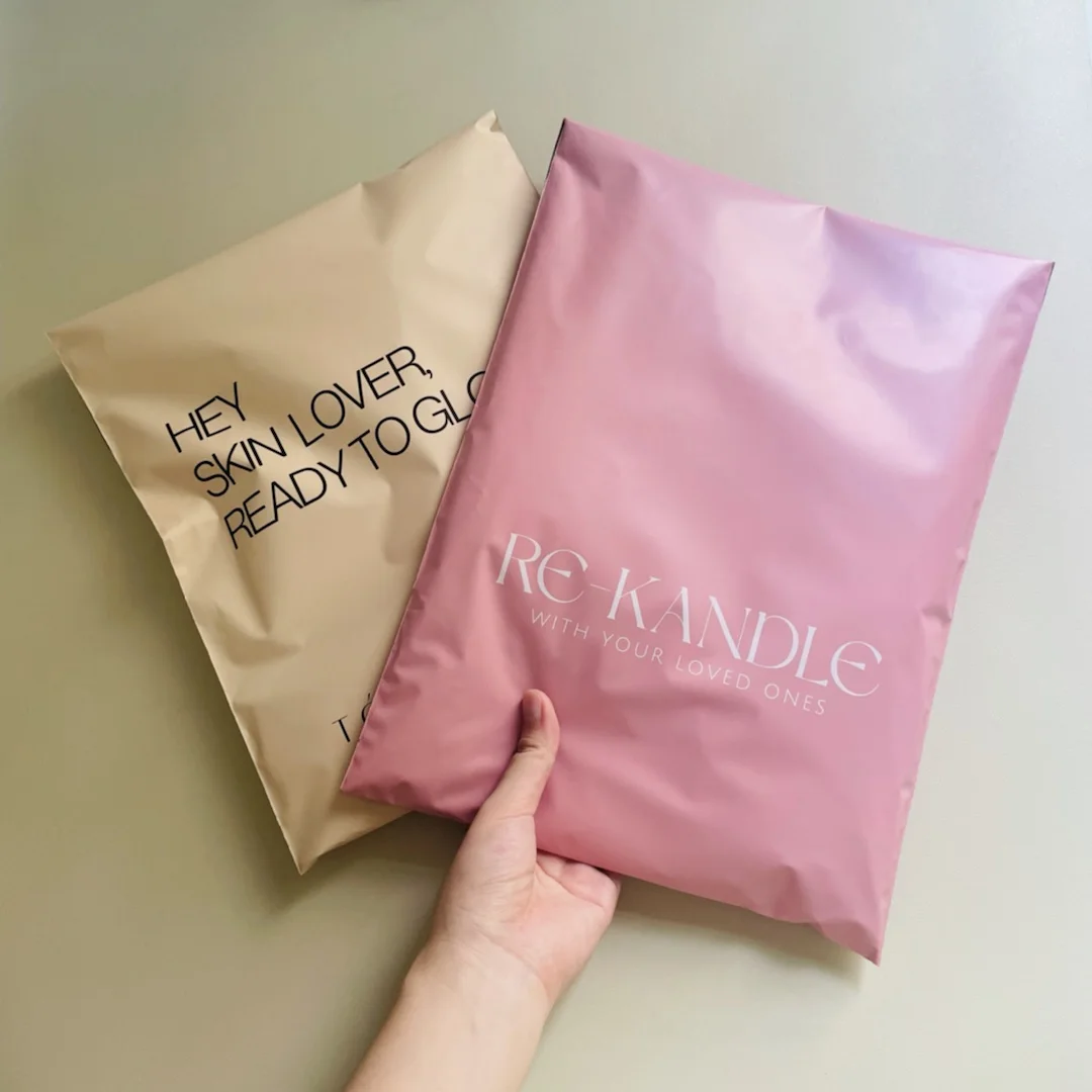 Custom Printed Biodegradable Poly Mailer ECO Friendly Compostable Packaging Mailer Mailing Bag for Clothing