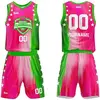 Rainbow-rose-green