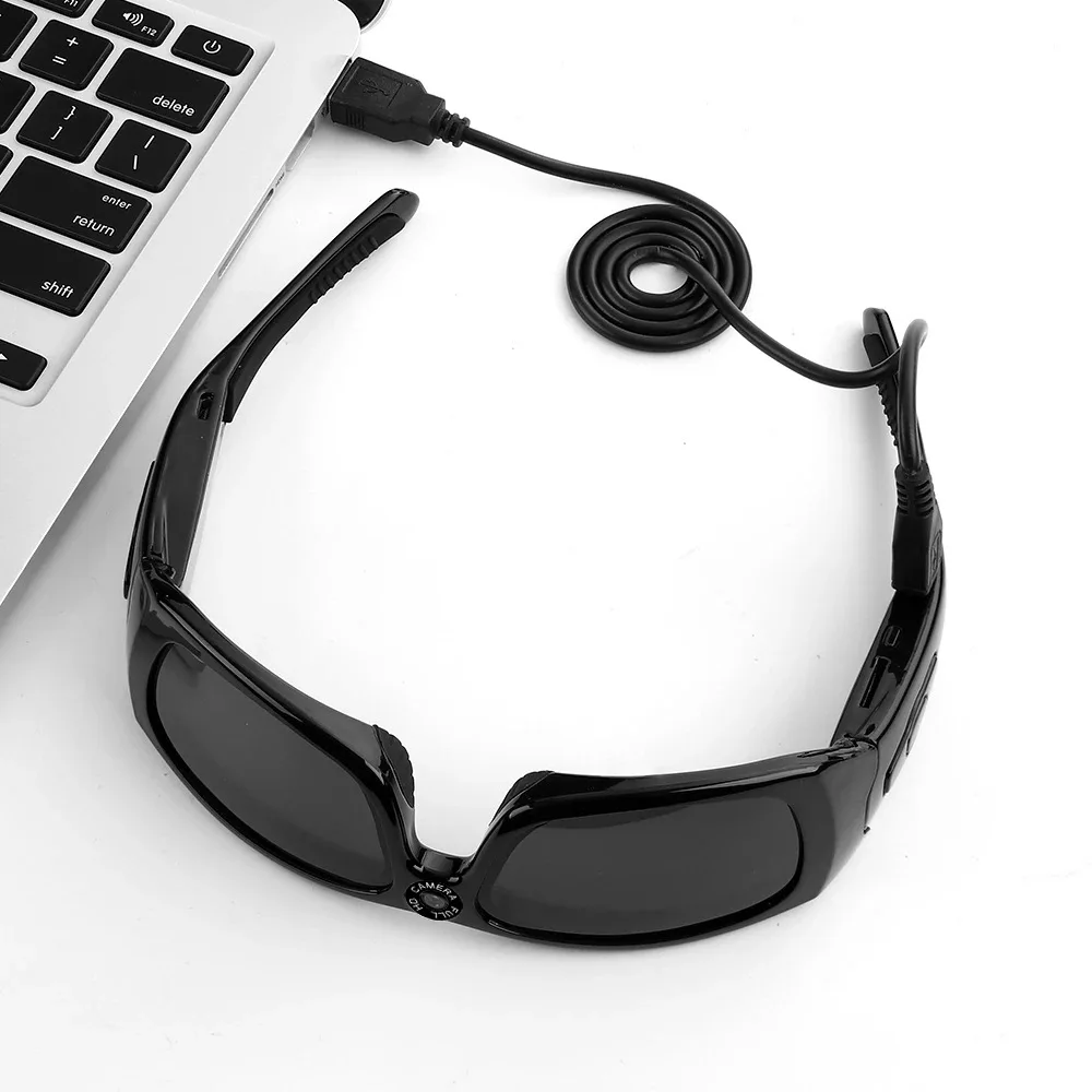 High Quality Men Polarized MP3 Security Glasses Video Hidden Spy Camera Sunglasses