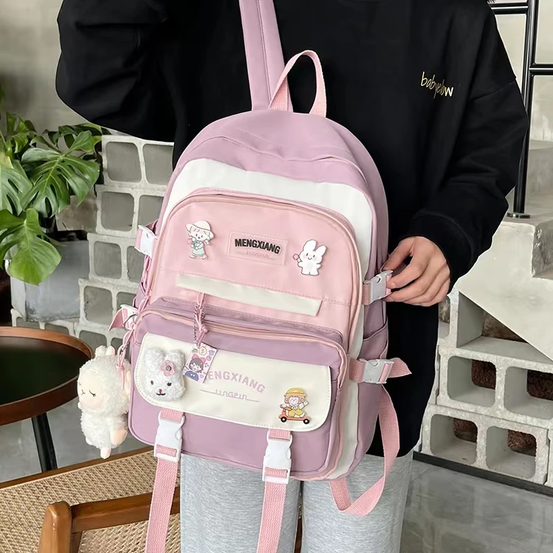 Lovely Primary Girls School Bag Backpack Travel Bag Durable Students ...