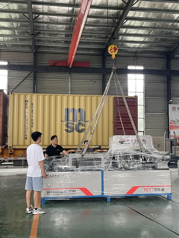 High-Speed Automatic CNC Flat Iron Stirp Hoop Forming and Bending Machine Pipe U Clamp Making Machine Hole Punching Machine