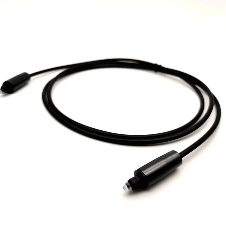 High Speed Toslink to Toslink Plug Zinc Metallic Case Nylon Braided audio Toslink cable Digital Fiber optic fiber cable price