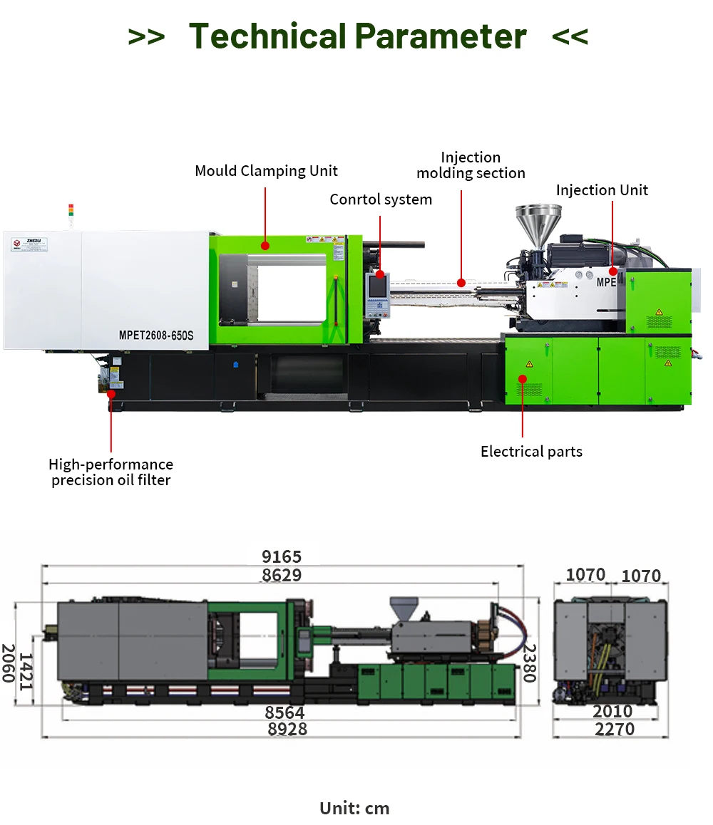 Manufacturer 650 Ton Injection Plastic Molding Machine Baby Desktop Plastic Injection Molding Machine manufacture