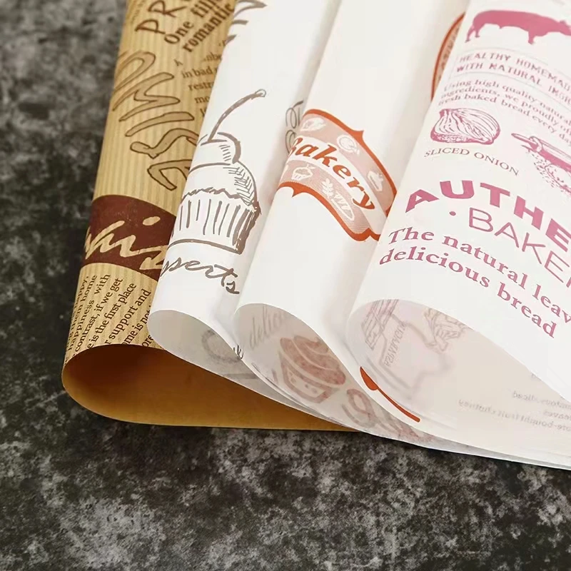 Newspaper Custom Printed Food Grade Baking Wrapping Paper Buy Food