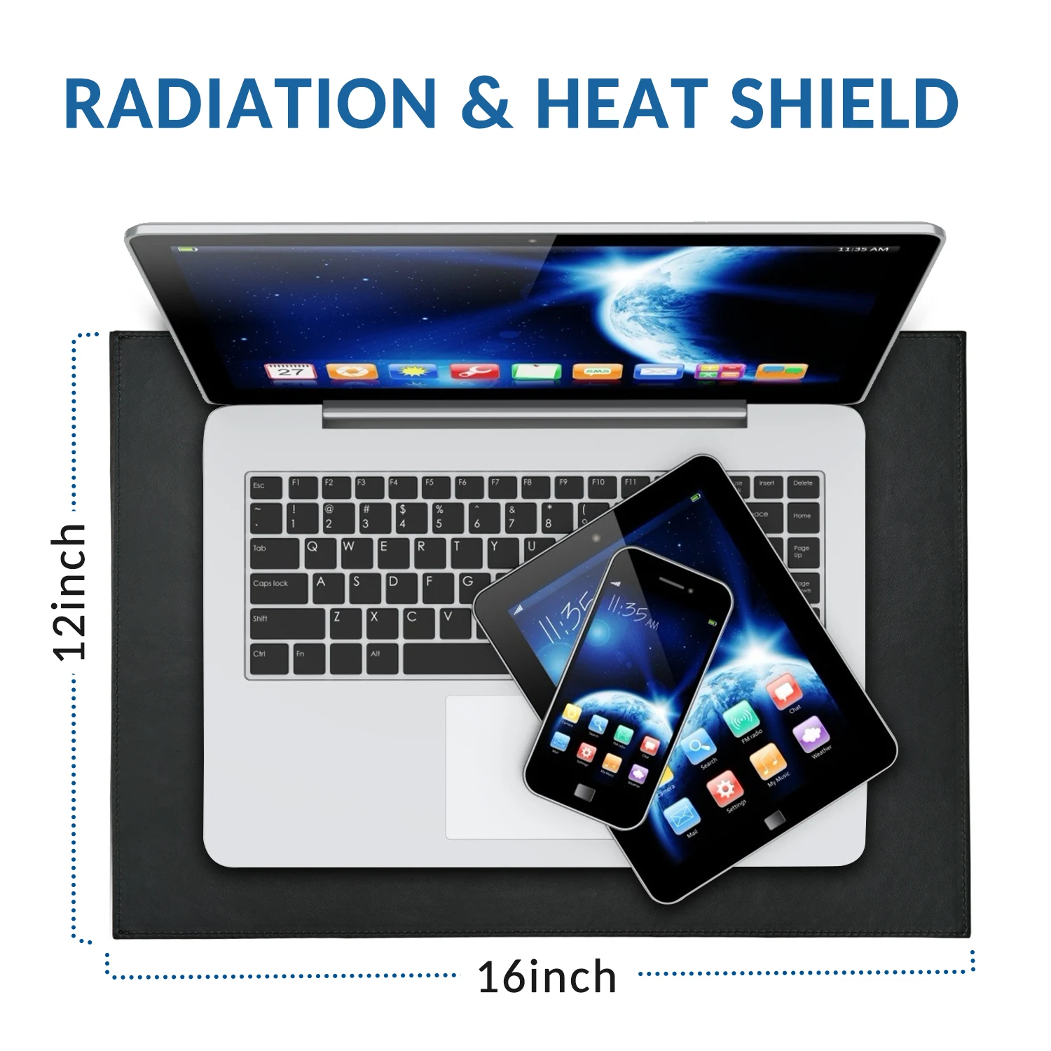 Emf Protection Radiation & Emf Radiation Shield Heat Protection Pad For Laptop Buy Emf