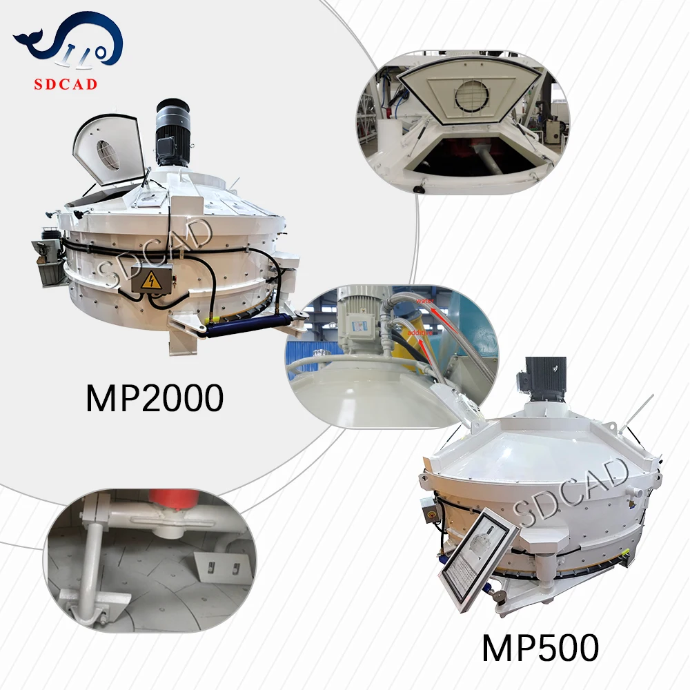 50L- 1250L Planetary Concrete Mixer Machine with Lift for Precast Concrete UHPC Refractory Ceramic Mixing