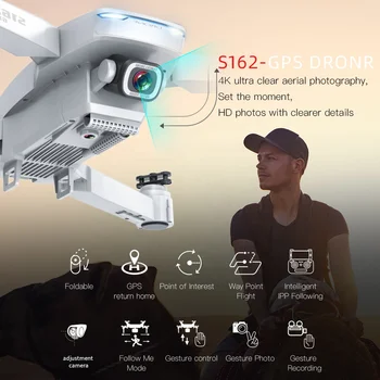 Toysky S162 Drones - 4K Camera, GPS, and 5G Wifi FPV Quadcopter