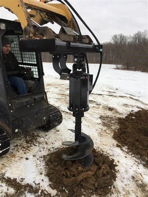Rotary Drilling Rigs Auger-Drilled Pile Earth Augers Motor Engine Gear ...