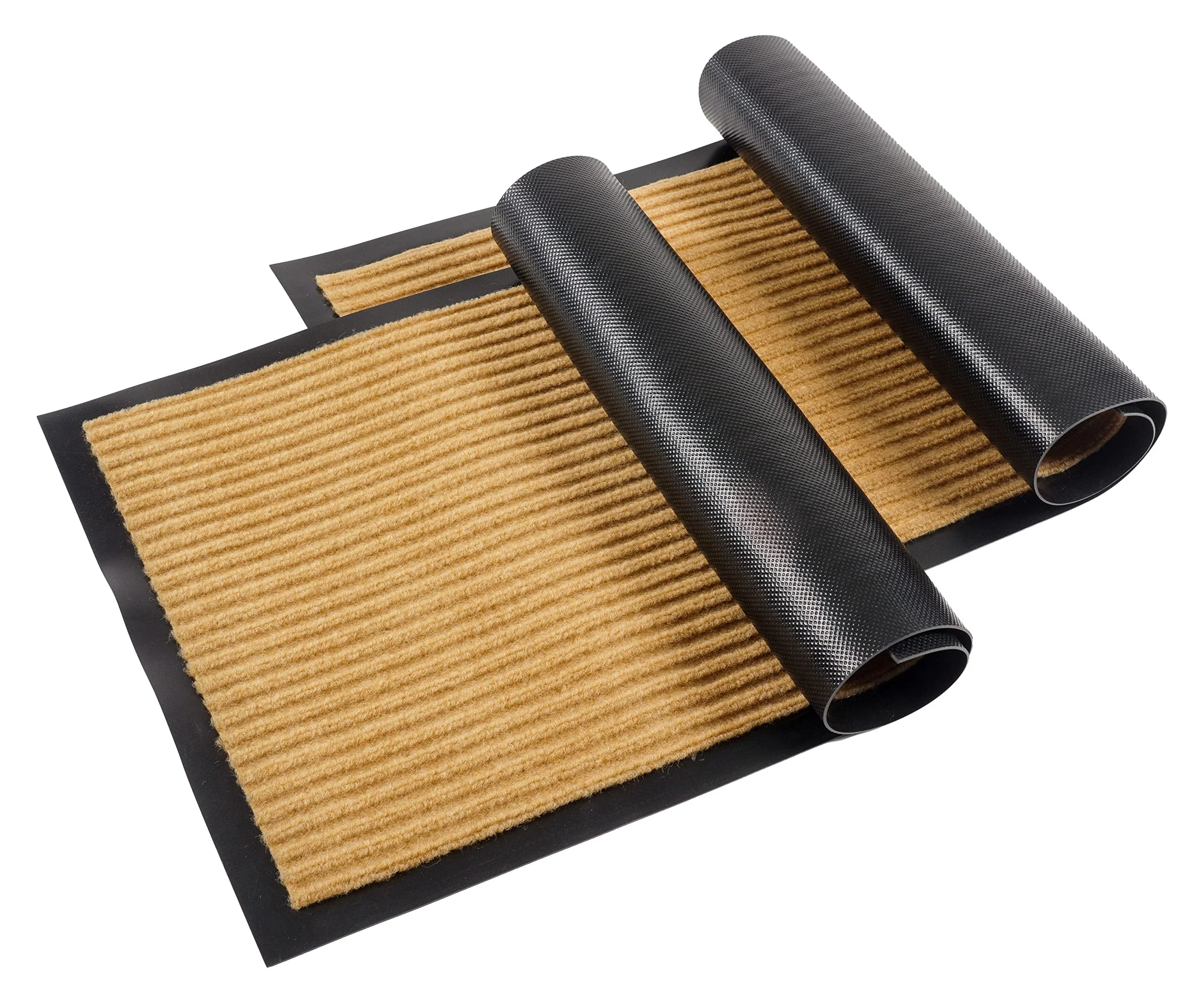 product anti slip embossed velour polyester floor carpet pvc backing front entrance doormat-78