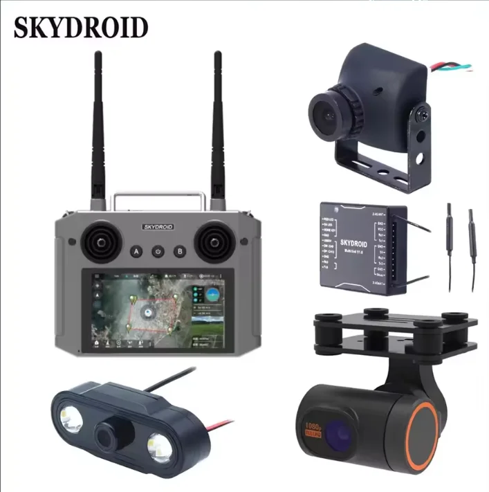 Skydroid H12 FHD 1080P 2.4GHz Remote Control With Camera Digital Video Data Transmission Transmitter for Agricultural Drones H3175d250611547d8b9f24d934d568d1ek